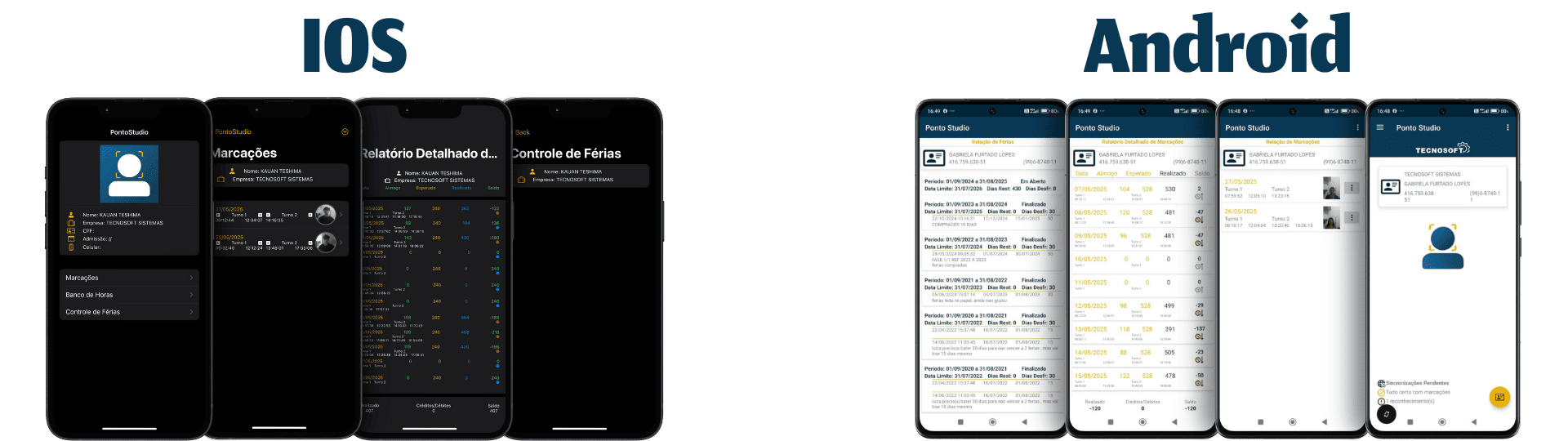 App Android e IOS